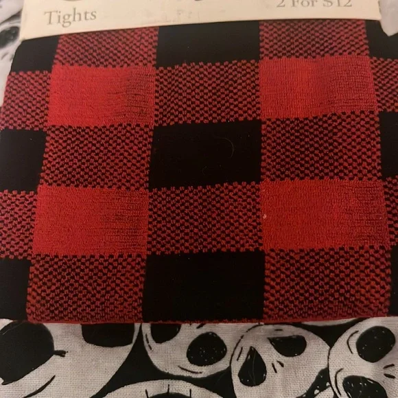 Charming Charlie tights plaid - Picture 2 of 4